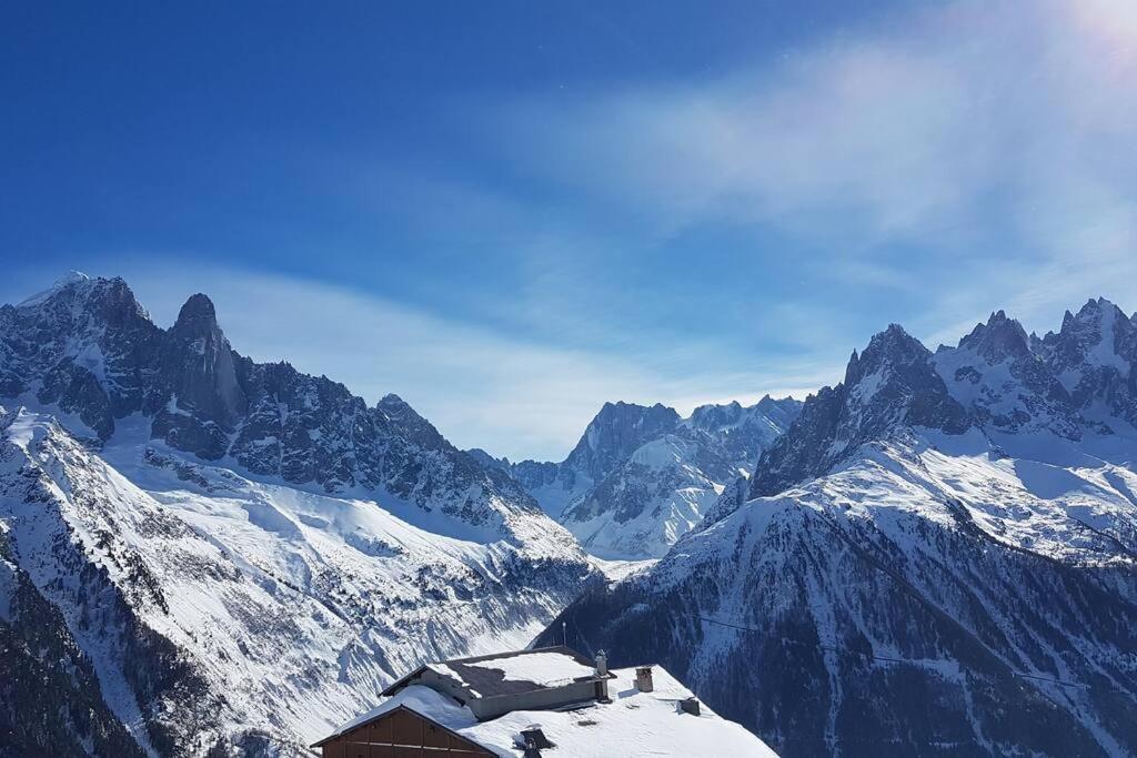 Chalet L'Ilet Ensoleille /Sunny Island Chalet 霞慕尼 外观 照片